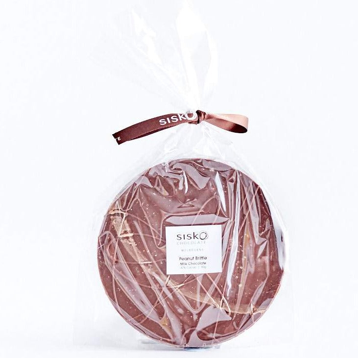 Disk | Peanut Brittle | French Milk Chocolate | 42% Cacao | 80g